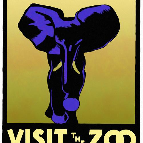 a poster for a zoo