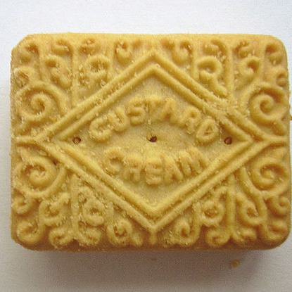 I like custard cream biscuits the most